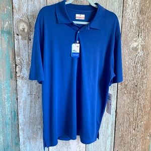 Grand Slam Men's Golf Polo Blue XL